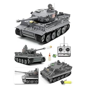 Click here to buy 1:16 Radio Remote Control German Tiger 1 Battle Airsoft Tank