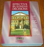 Effective Business Decisions - Fourth Edition Regis University School for Professional Studies