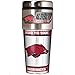 NCAA Arkansas Razorbacks Metallic Travel Tumbler, 16-Ounce