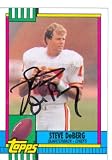 Steve DeBerg Autographed/Hand Signed Football Card (Kansas City Chiefs) 1990 Topps #257