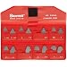 Starrett S167MAZ Radius Gauge Set - Millimeter Without Holder, Satin Finish, 1-7mm Range, 0.5mm Increment, 13 Gauges