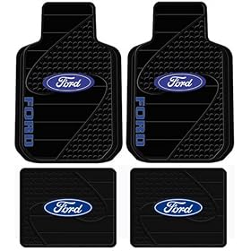 Ford Factory Logo Trim to Fit 4 Pc Floor Mats Set