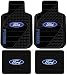 Ford Factory Logo Trim to Fit 4 Pc Floor Mats Set