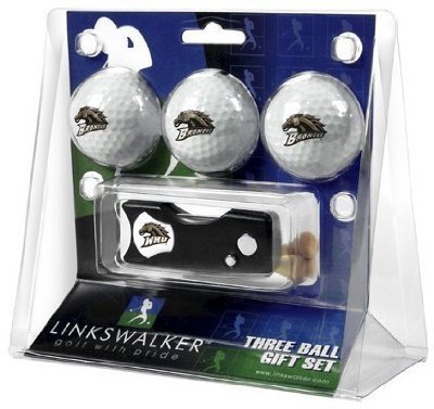 Western Michigan Broncos 3 Golf Ball Gift Pack W/ Spring Action Tool - Ncaa College Athletics