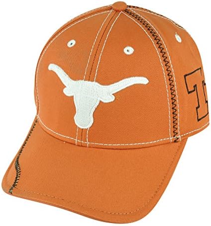 NCAA Texas Longhorns Midterm Velcro Burnt Orange Adjustable Curved Bill Hat Cap