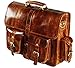 Urban Dezire Leather Unisex Real Leather Messenger Bag for Laptop Briefcase Satchel