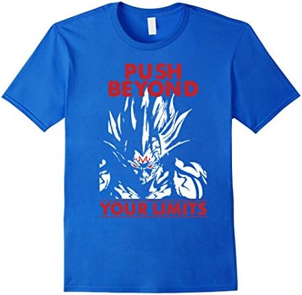 Men's Vegeta Push Beyond Your Limits XL Royal Blue