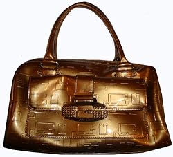 Guess Purse Handbag Logo World w/ Rhinestones