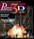 Puzz3D CD Notre Dame Cathedral - Build and Explore a Virtual 3-D Puzzle - Windows 95 CD-Rom Game - Rare 1997 Full Retail Package
