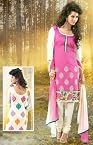 Strollay Pink Women - Dress Material