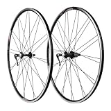 Alex 300 700c Wheelset, Shimano, 24/28 Spoke, Black