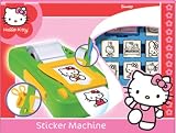 Multiprint - 8803 - Loisirs Creatif - Coffret Sticker Machine + 7 Tampons -  Hello Kitty