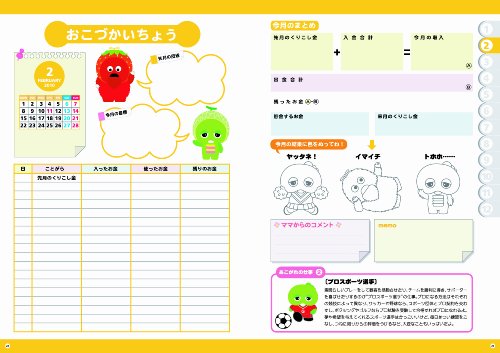 ガチャピンとムックのママとコ家計簿