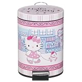 Hello Kitty Bonjour Wastebasket