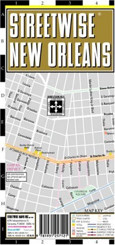 Streetwise New Orleans Map Laminated City Street Map of New Orleans Louisiana Folding pocket size travel map with integrated streetcar & bus lines with stations