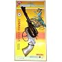 Lone Star - 25cm Metal Western Revolver - Super Cowboy 12 shot cap gun PLUS 8 reels (1 card - 96 shots) of 12 shot caps