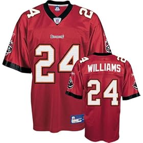 Men`s Tampa Bay Buccaneers #24 Cadillac Williams Team Replica Jersey