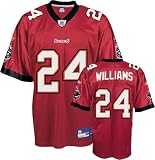 Men`s Tampa Bay Buccaneers #24 Cadillac Williams Team Replica Jersey - 2XL