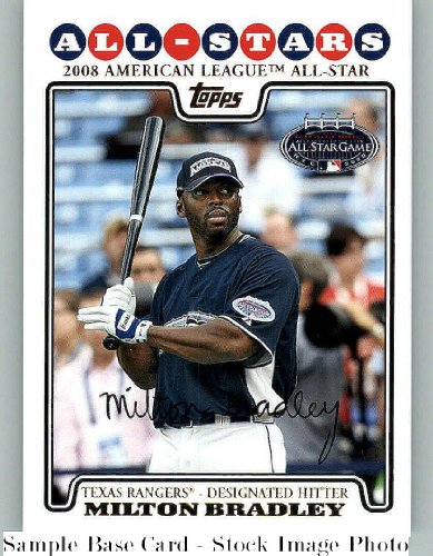 2008 Topps Update Gold Foil #UH239 Milton Bradley AS - Texas Rangers (All Star) (Baseball Cards)
