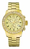 Image of Marc Ecko E22531G1 Gents Chronograph movement with Date All PVD Yellow Gold Case, bracelet and dial with Iced Bezel