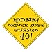 Laid Back Honk Driver Just Turned 40 Magnetic Sign