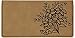 Spring Flowers Laser Engraved Leatherette Checkbook Cover