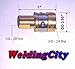 WeldingCity 5-pk MIG Welding Gun Contact Tip Adapter Gas Diffuser 169716/770402 for 100-150A Miller MIGmatic M-series Hobart H-series MIG Guns