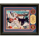 Ahmad Bradshaw New York Giants Autographed Photomint with Two 24KT Gold Coins