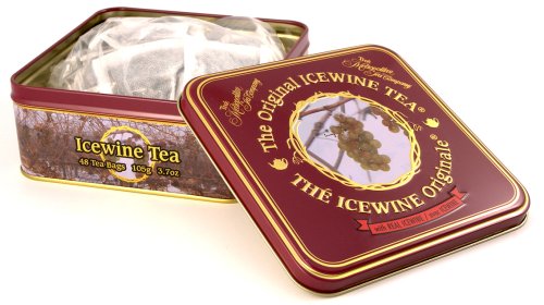 Icewine Black Ceylon Tea Blend in Decorative Tin - 48 Bags - SALE by Metropolitan Tea Co.