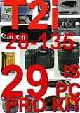 Canon T2I / 550D 29 Piece Pro Deluxe Kit With Canon 28-135mm ,5 Years Extended warranty , 16GB card +++