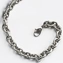 4.5mm Cable Titanium Chain Necklace
