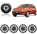 Auto Pearl-Premium Quality Car Full Black Wheel Cover Caps Black 14 inches Press Type Fitting For - Ford Figo RS.1499.00