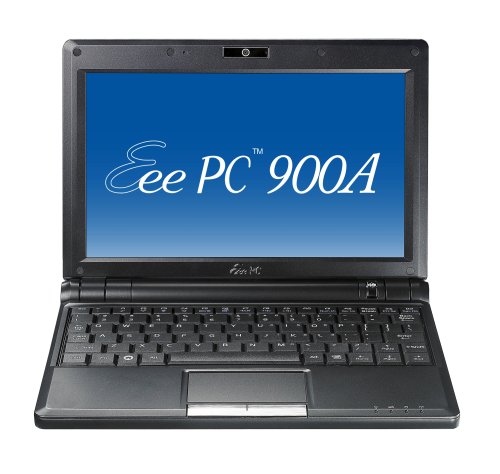 Asus 8.9-inch EEEPC Netbook 900A-BLK003L, Atom 1.6Ghz, 1GB, 16Gb SSD, Black, Linux