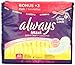 Always Maxi Soft & Clean Feminine Pads without Wings, Regular Absorbency, Lightly Scented, 45 Count