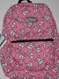 MEAD Geared Up Pink Skull and Crossbones Backpack