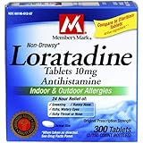 Member's Mark Loratadine 10MG Tab 300 ct. Compare to Claritin Tablets.Relief