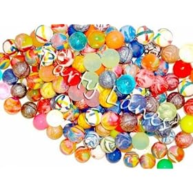 15 X Mixed Colour Jet Bouncy Balls