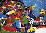 Frau vor Landschaft by Otmar Alt, 67x39