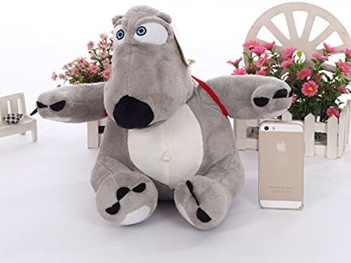 (1 piece) 28cm/35cm Lovely Korean Plush Bears Backkom Stuffed Anime Peluche Dolls Grey Polar Bear with Backpack Kids Soft Toys