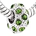 White Ball August Birthstone European Beads Fits title=