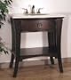 Mission Mahogany Sink Chest (Mahogany) (36"H x 48"W x 20"D)