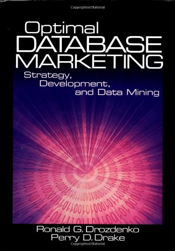 Optimal Database Marketing 0761923578 pdf