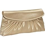 La Regale Flap Over Satin Clutch