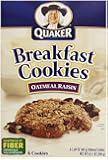 Quaker Chewy Breakfast Cookies Oatmeal Raisin, 6 Count