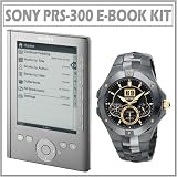 Sony PRS-300SC Digital Reader Pocket Edition in Silver w/ Seiko SNP017 Men's Coutura Kinetic Perpetual Watch