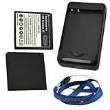 GTMax Standard 1900mAh Lithium-Ion Battery + Battery Charger for T-Mobile H ....