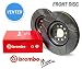 Front Brembo MAX Brake Discs - LADA 112 Hatchback 16V (2112)