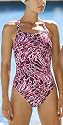 Reebok Women's Performance ZPR Recharge Back Swimsuit