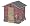 Outhouses Cotton Ball Jar