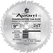 Freud TK205 9-Inch 24 Tooth ATB Thin Kerf Ripping Saw Blade with 5/8-Inch Arbor